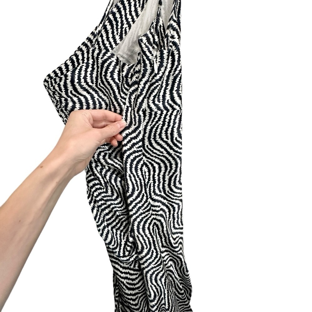 CINQ A SEPT Christel One-Shoulder Asymmetric Silk Midi Dress - Picture 5 of 8